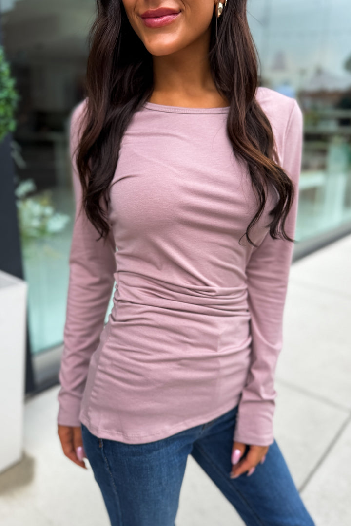 Chance For Love Top (Mauve)