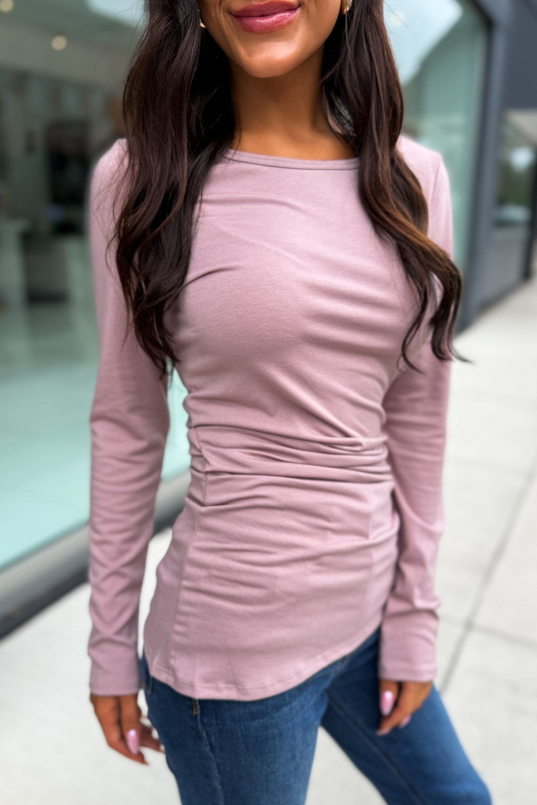 Chance For Love Top (Mauve)