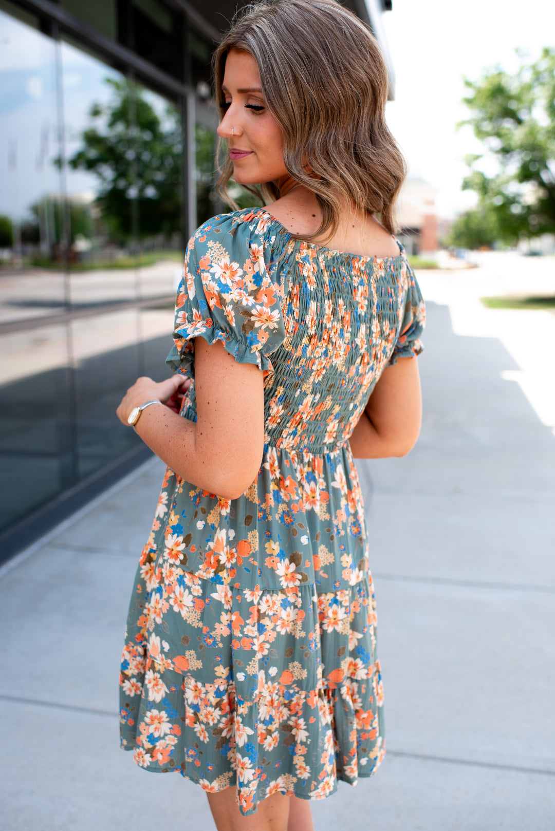Saylor Mini Dress (Green)