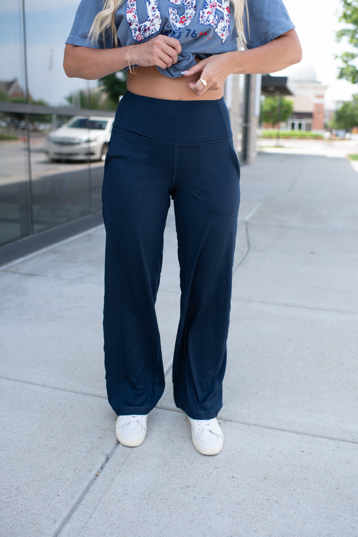 Refined Comfort Active Pants (Navy)