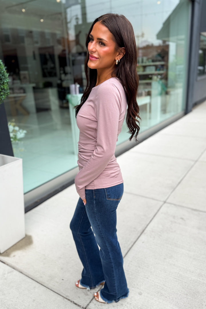 Chance For Love Top (Mauve)
