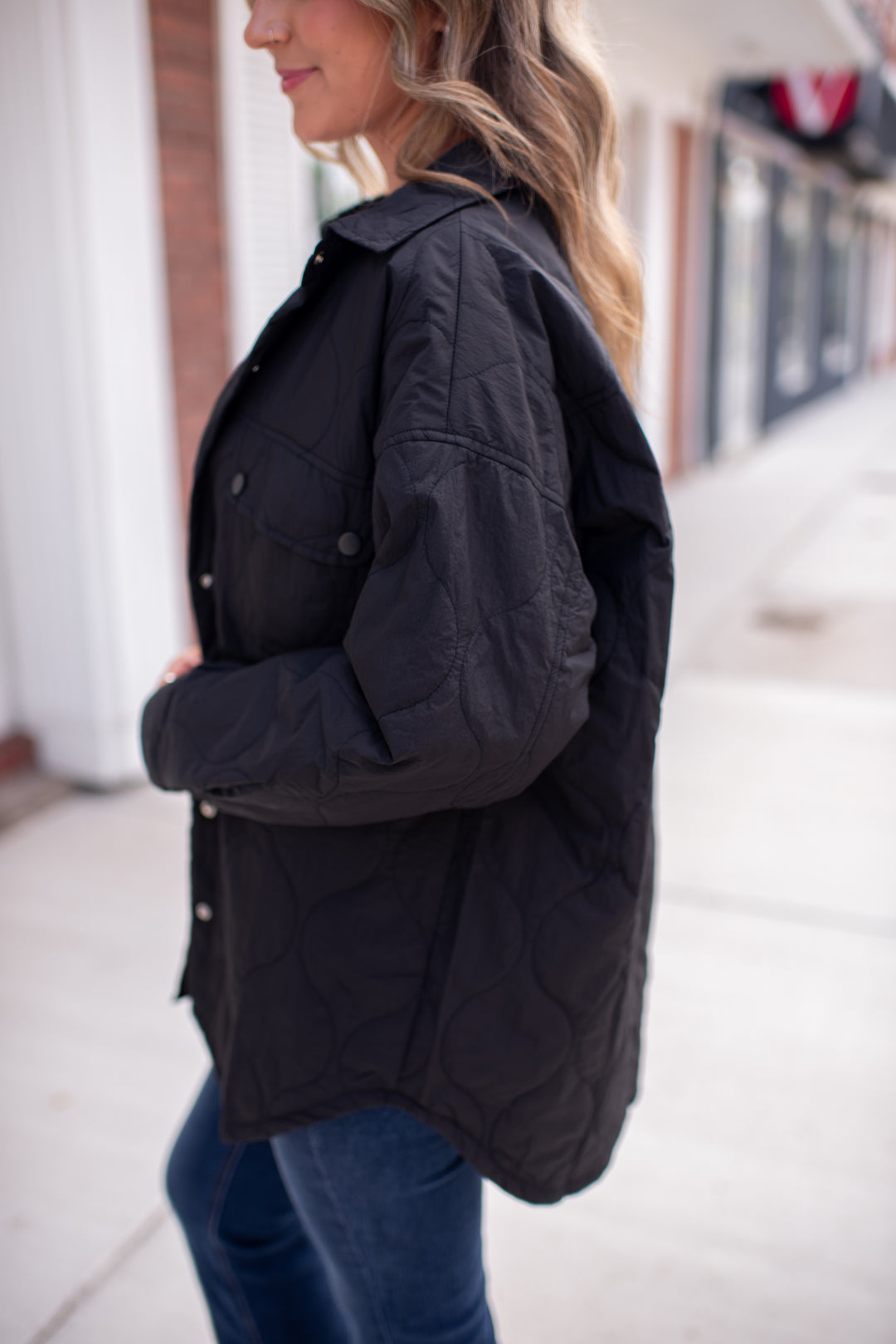 The Sutton Quilted Jacket (Black)