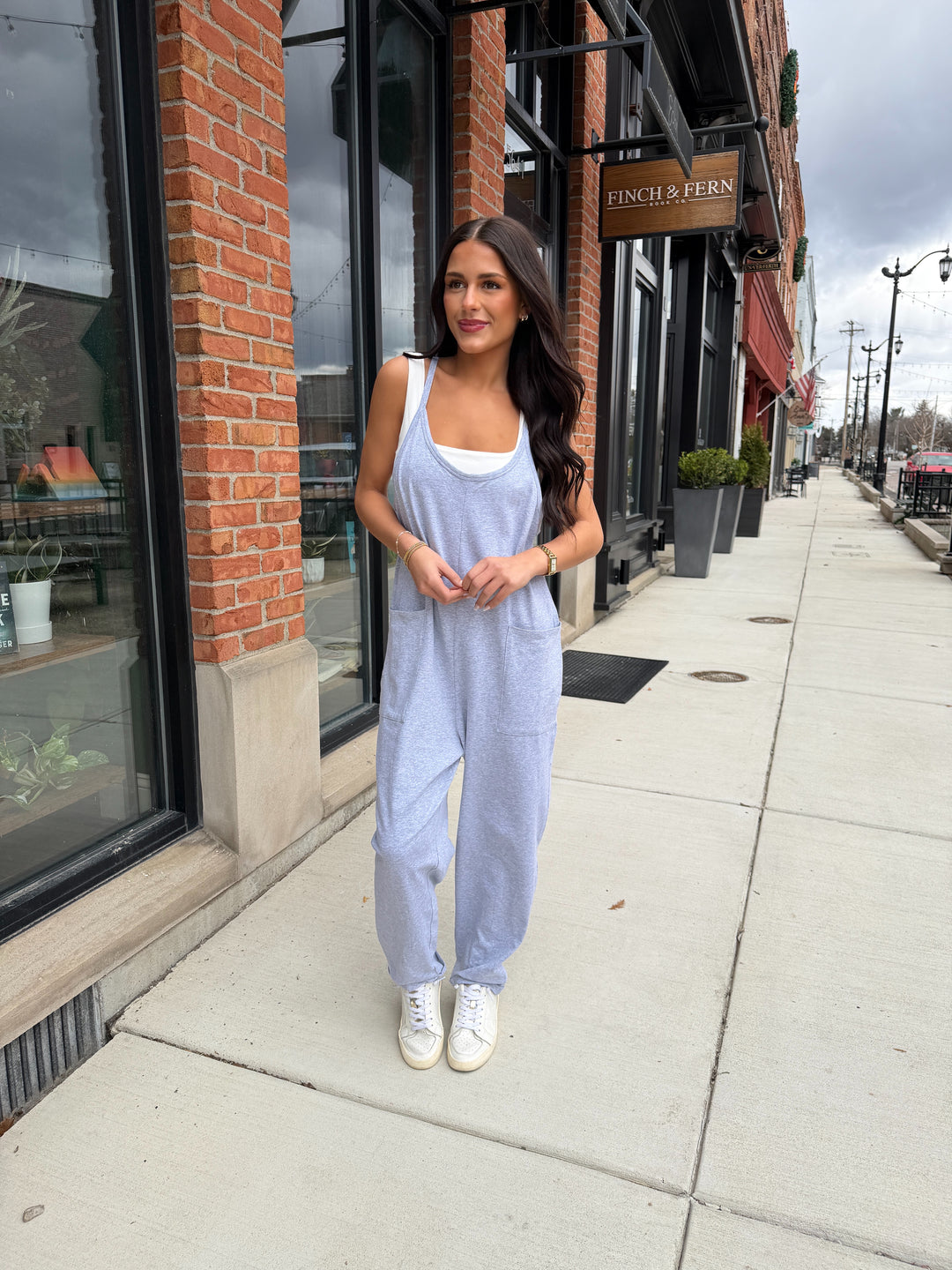 Warm Days Jumpsuit (Grey)