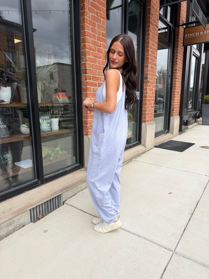 Warm Days Jumpsuit (Grey)