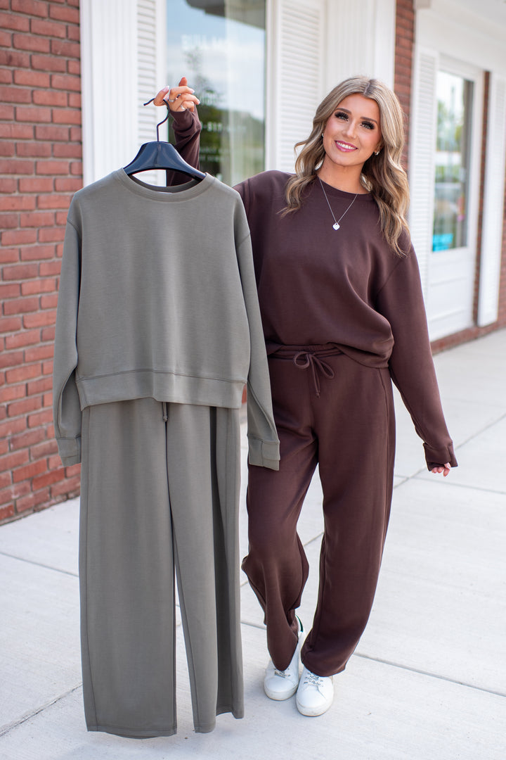 Rest & Relax Pullover (Brown)