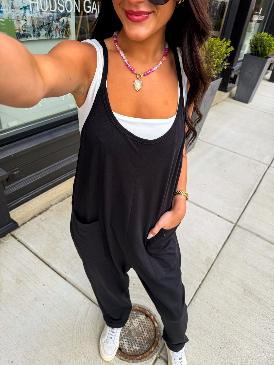 Warm Days Jumpsuit (Black)