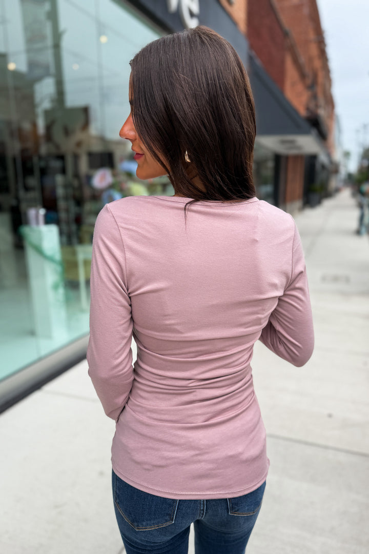 Chance For Love Top (Mauve)