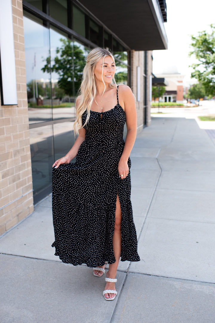 On Your Mind Maxi Dress (Black)