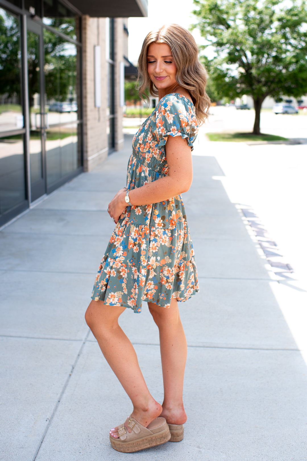 Saylor Mini Dress (Green)