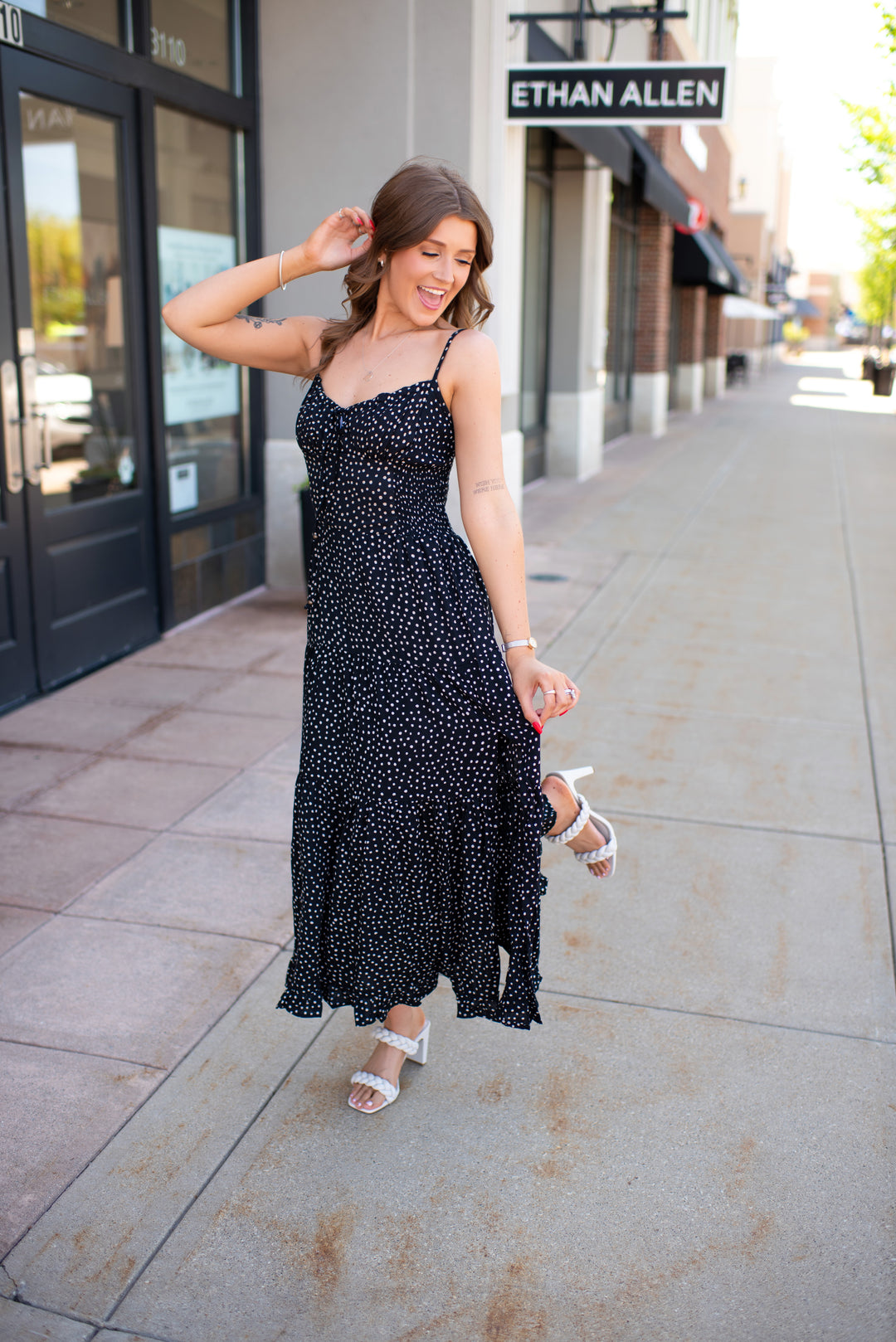 On Your Mind Maxi Dress (Black)