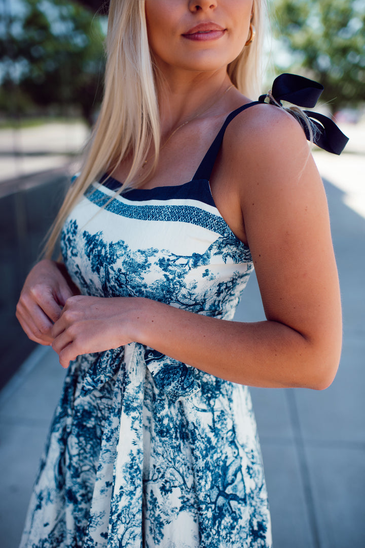 The Blue Porcelain Maxi (Navy)