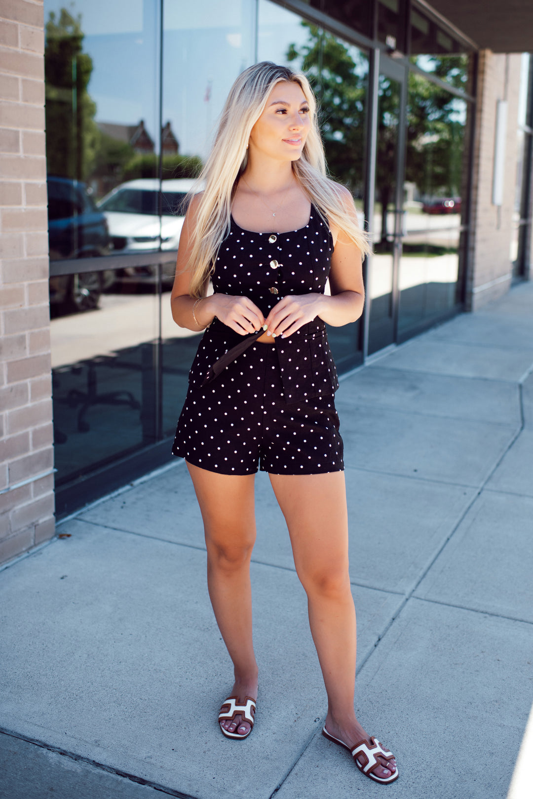 Polka Party Shorts (Black)