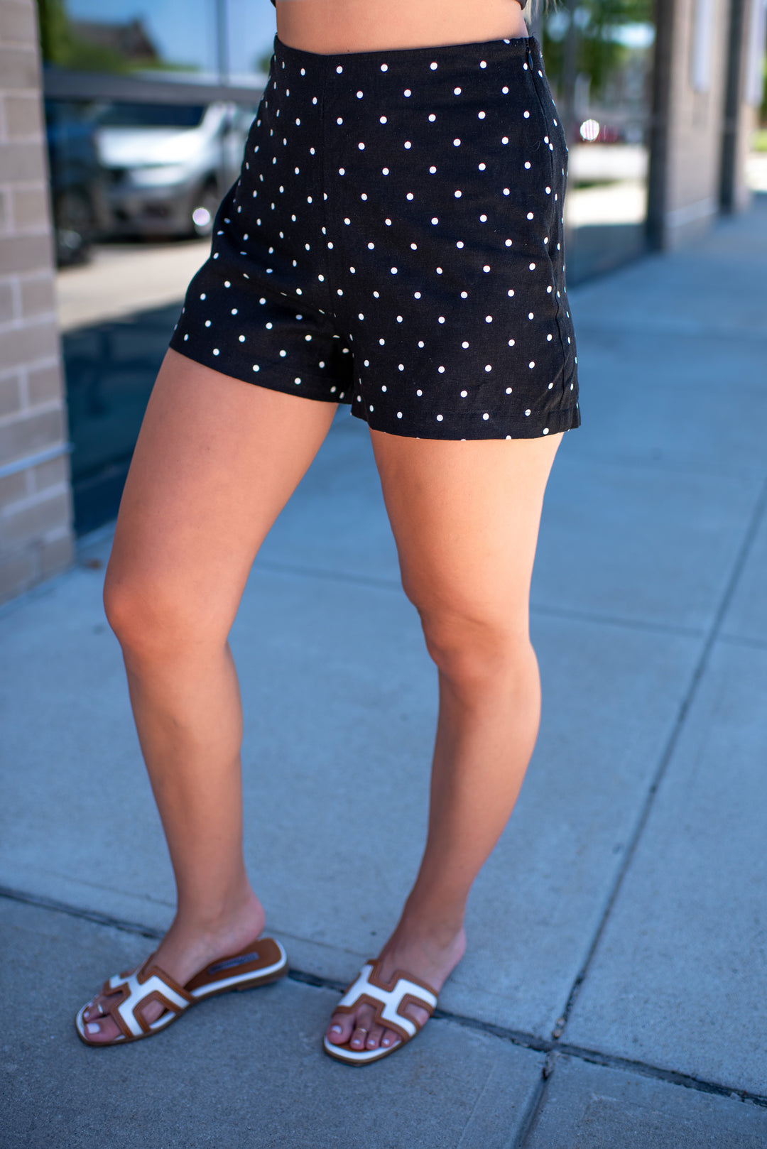 Polka Party Shorts (Black)