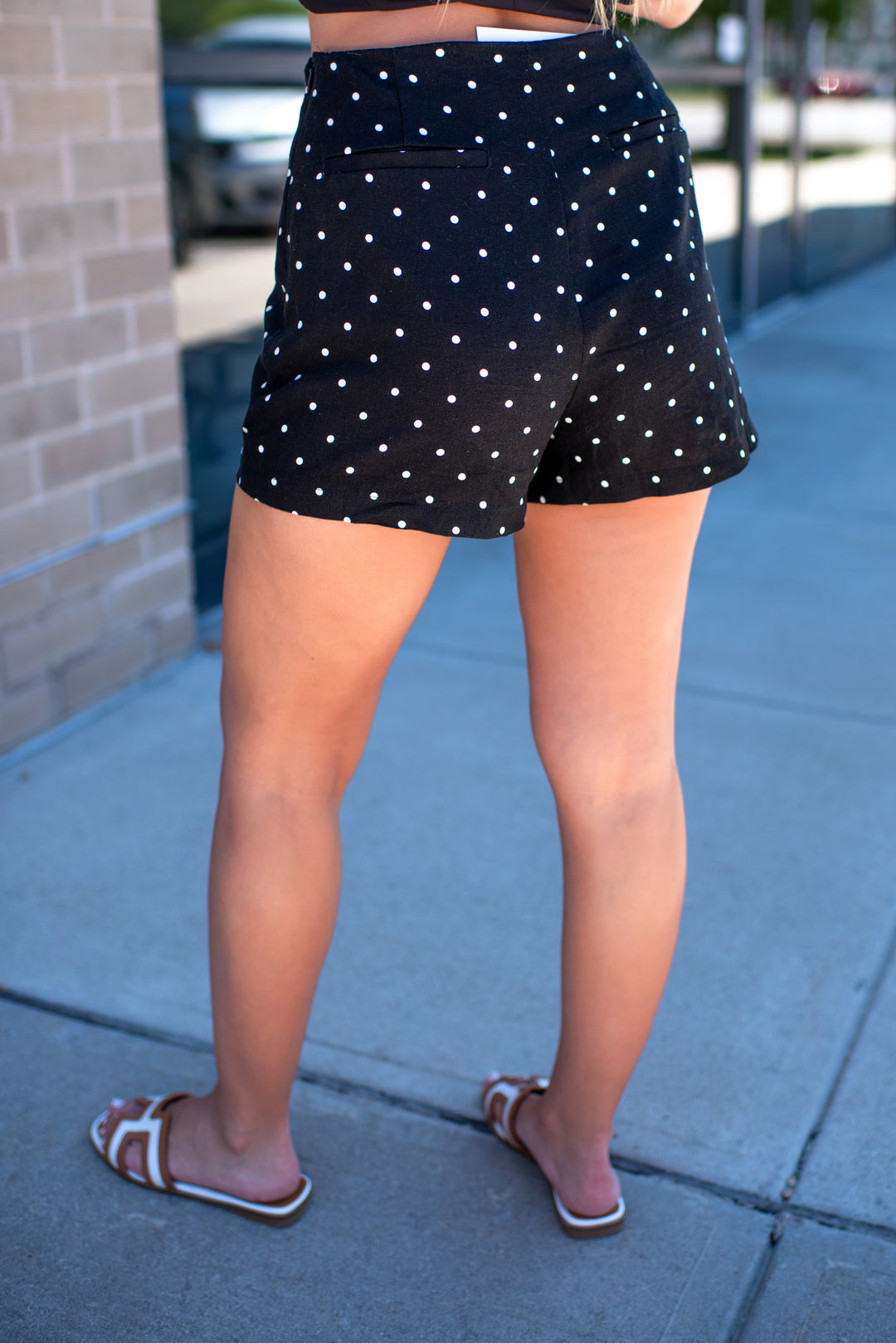 Polka Party Shorts (Black)
