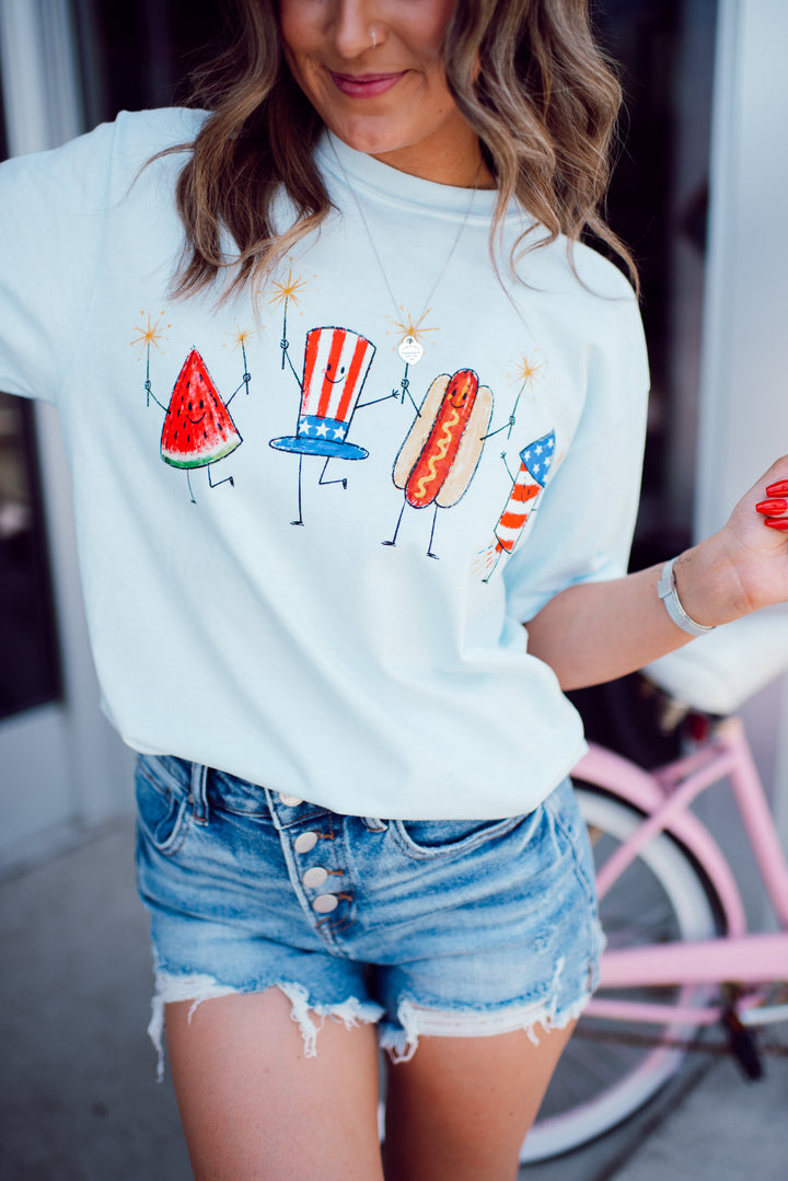 Patriotic Pop Graphic Tee