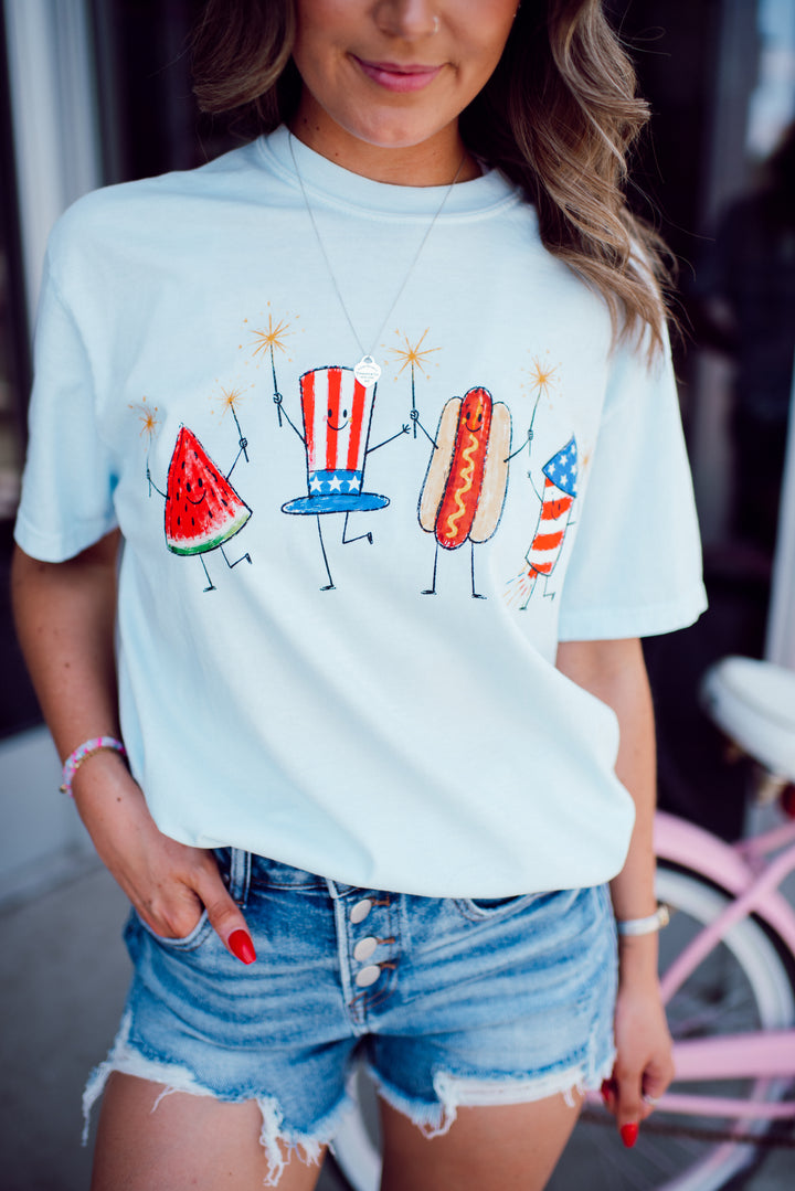 Patriotic Pop Graphic Tee