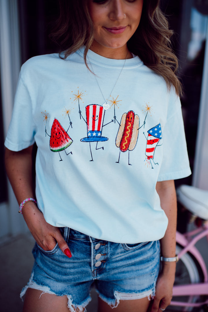 Patriotic Pop Graphic Tee