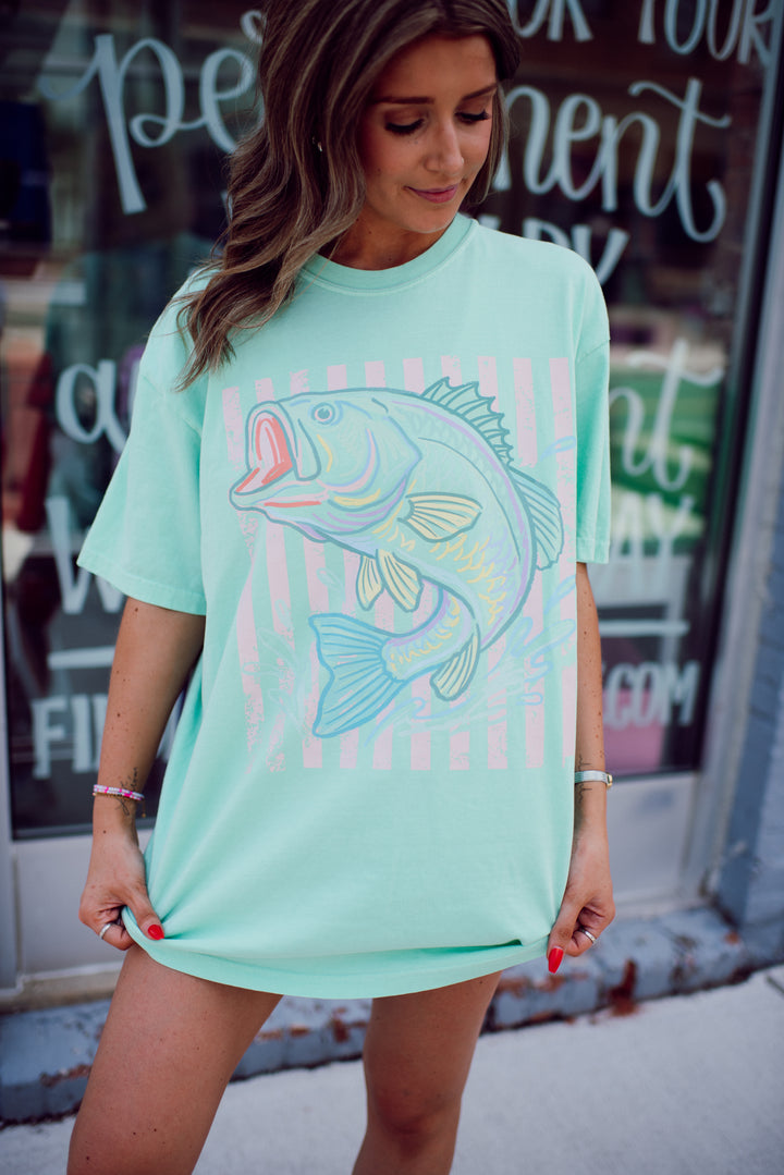 Rainbow Bass Graphic Tee