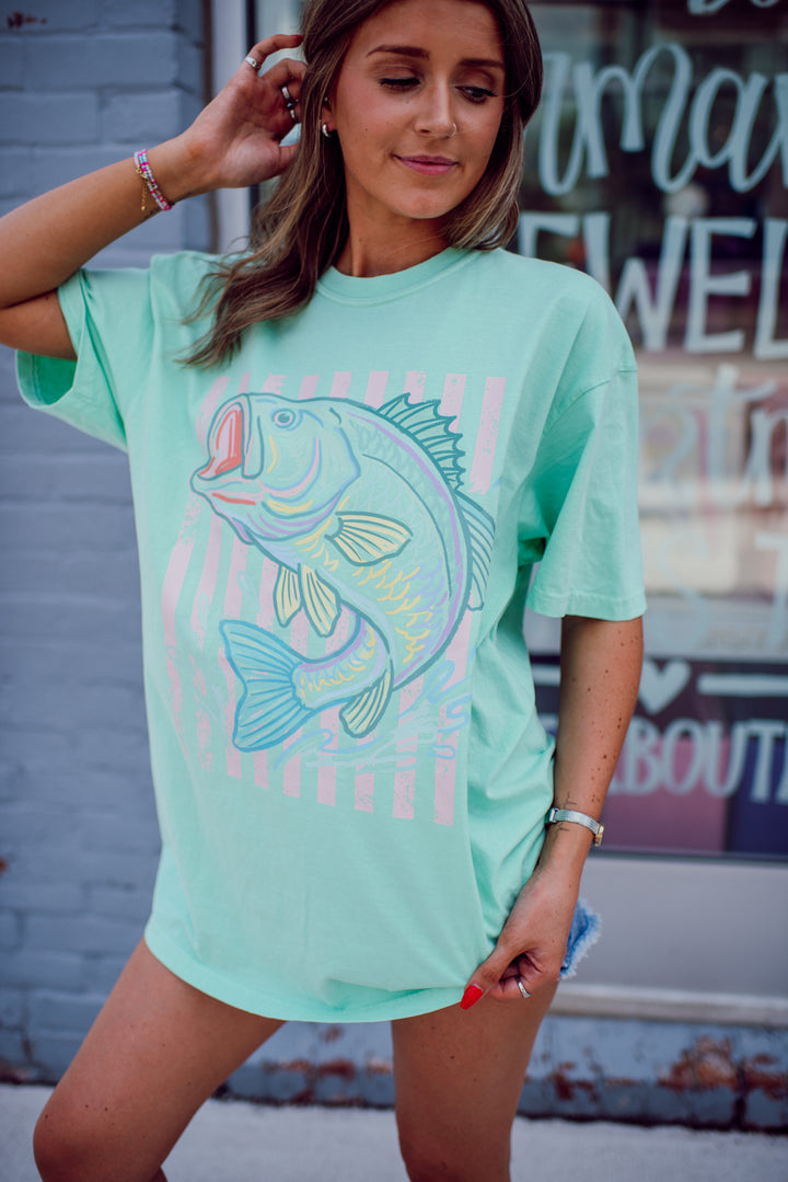 Rainbow Bass Graphic Tee