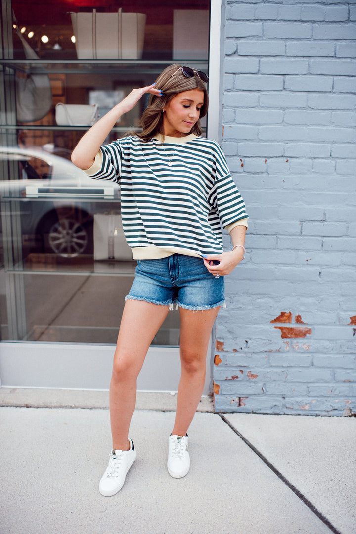 Judy Blue Juliette Denim Shorts (Medium)