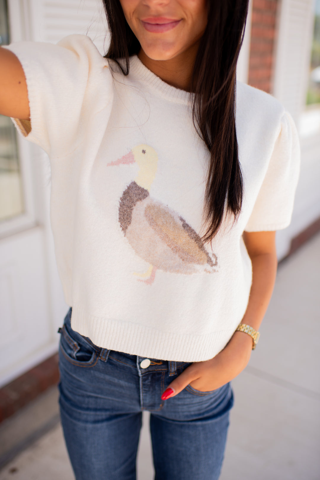 Duck Duck Top (Ivory)
