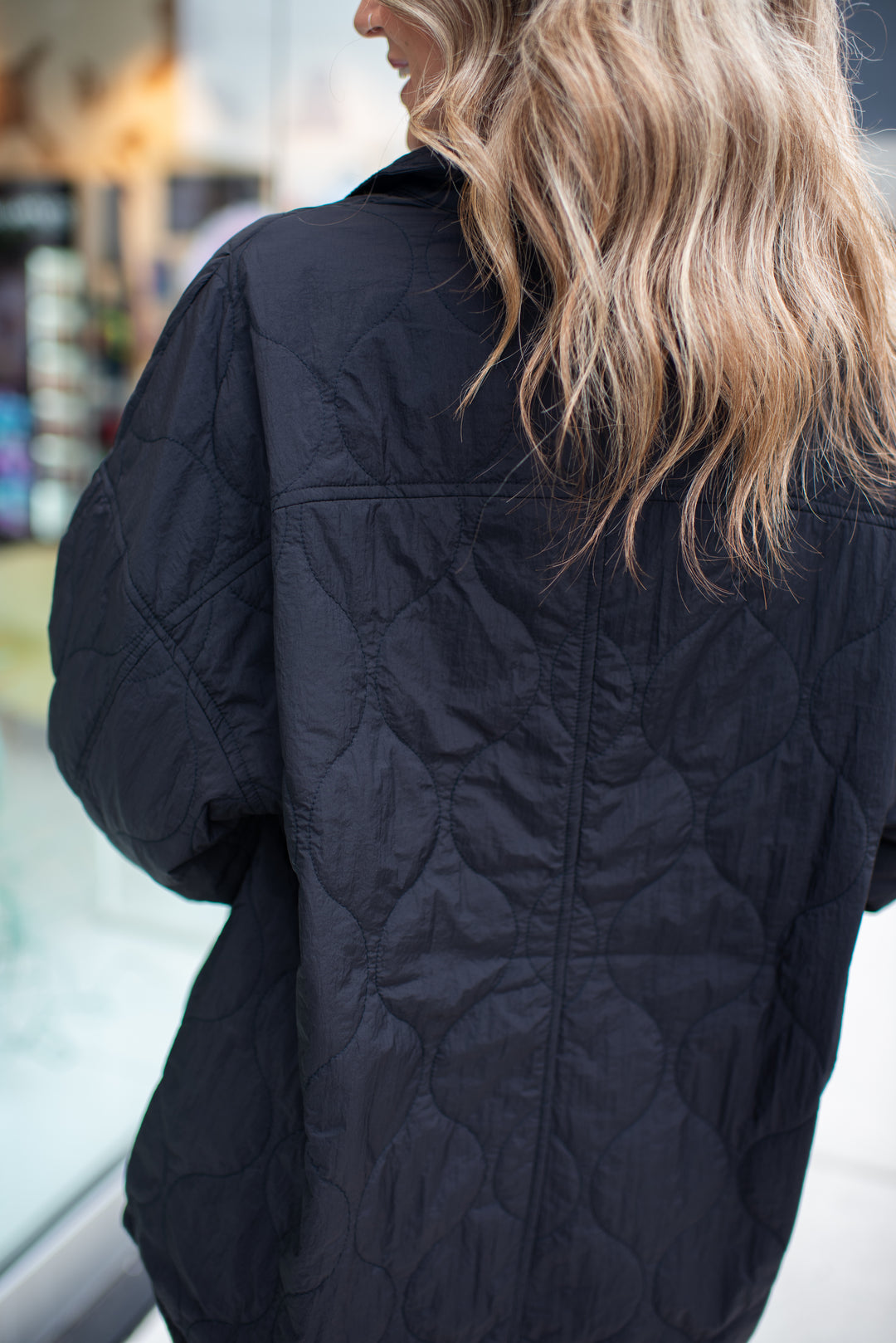 The Sutton Quilted Jacket (Black)