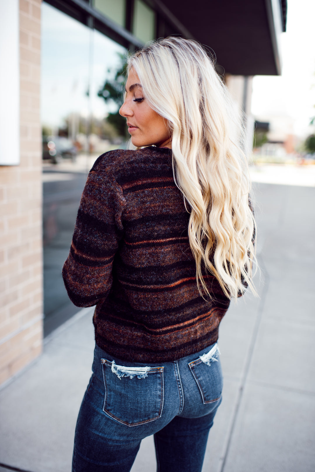 Campfire Cozy Cardigan (Brown)