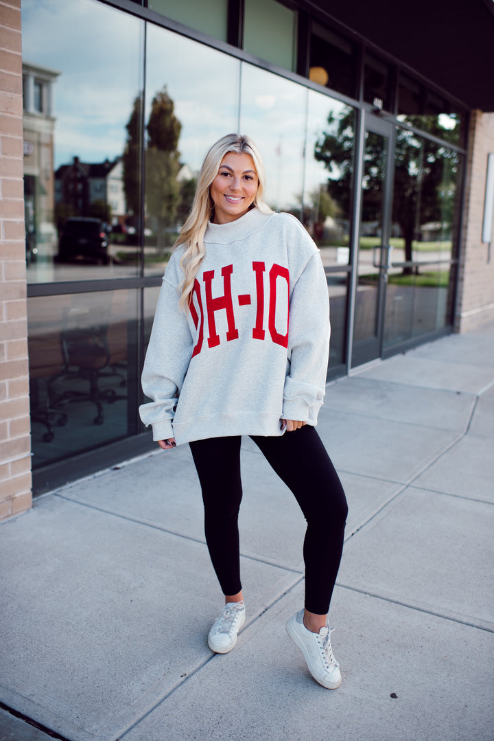 Ohio Reversible Mock Neck (Grey)