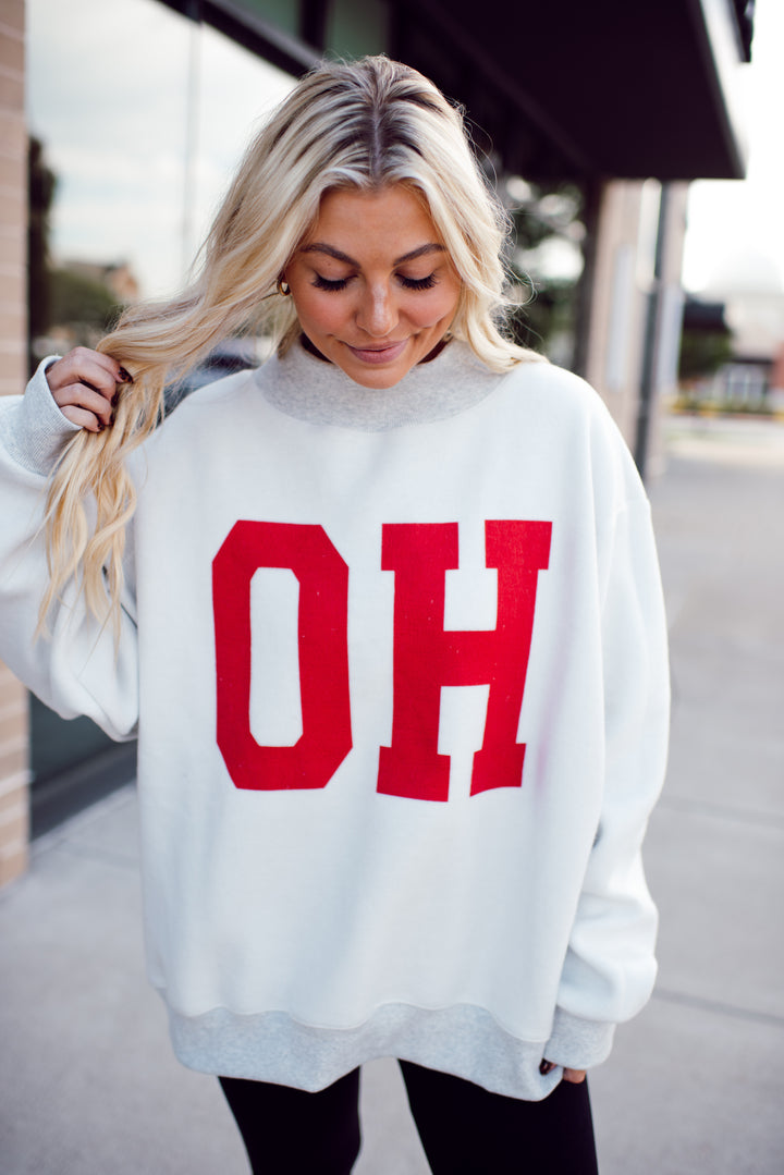 Ohio Reversible Mock Neck (Grey)