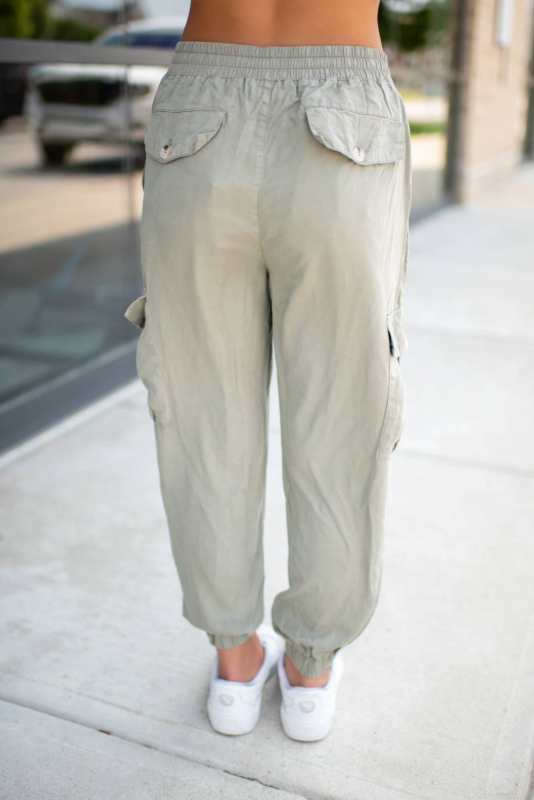 Cargo Crush Joggers (Sage)