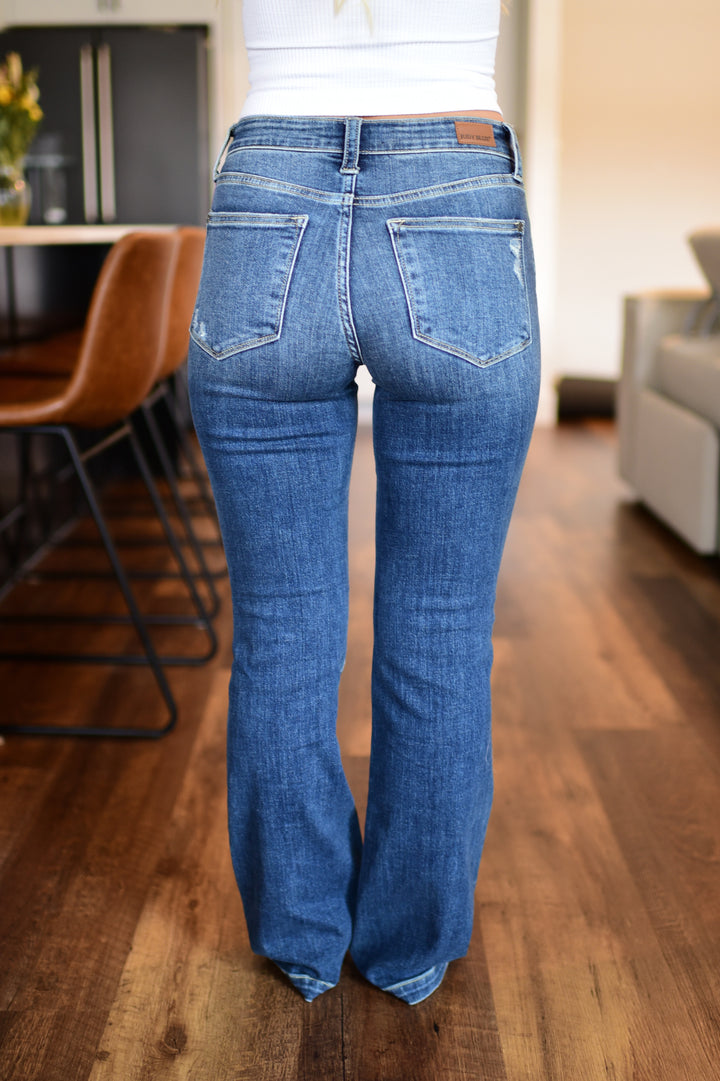 Judy Blue Rilyn Bootcut Jeans (Dark)