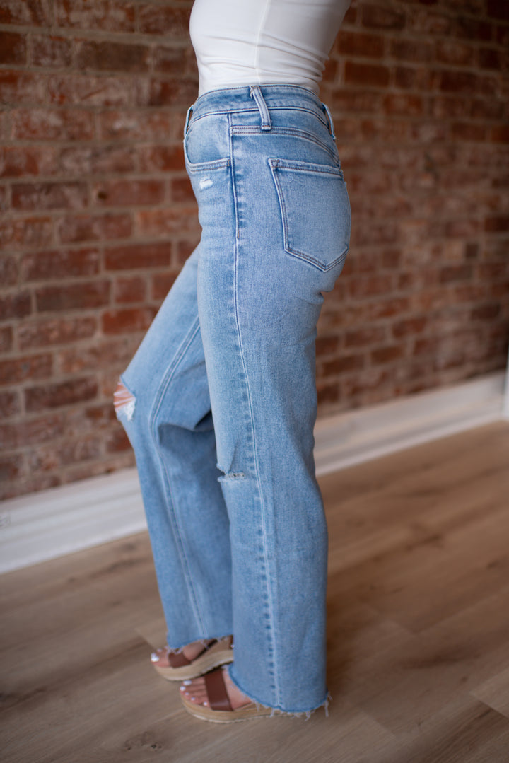 Vervet Jess High Rise Jeans (Light Medium Wash)