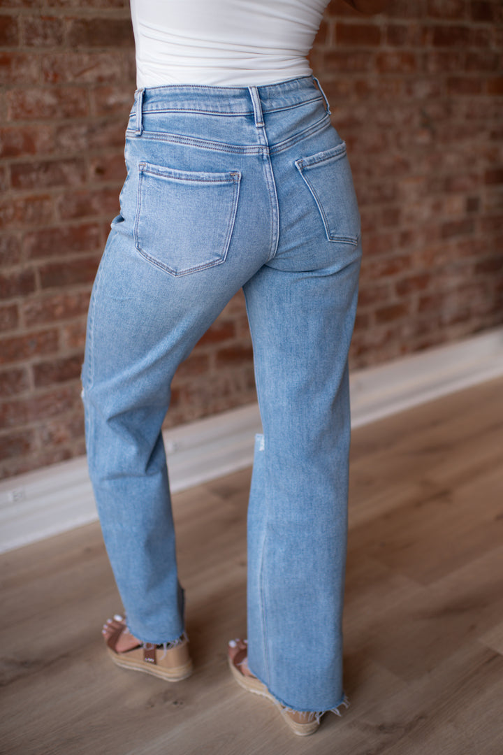 Vervet Jess High Rise Jeans (Light Medium Wash)