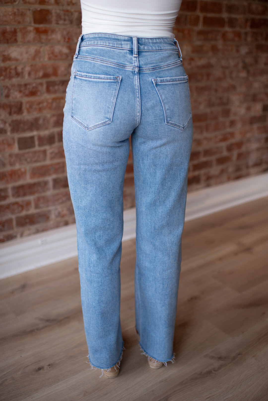 Vervet Jess High Rise Jeans (Light Medium Wash)