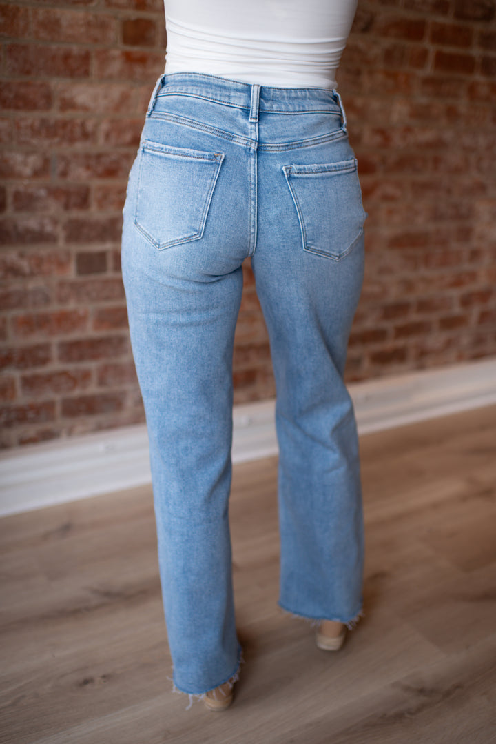 Vervet Jess High Rise Jeans (Light Medium Wash)