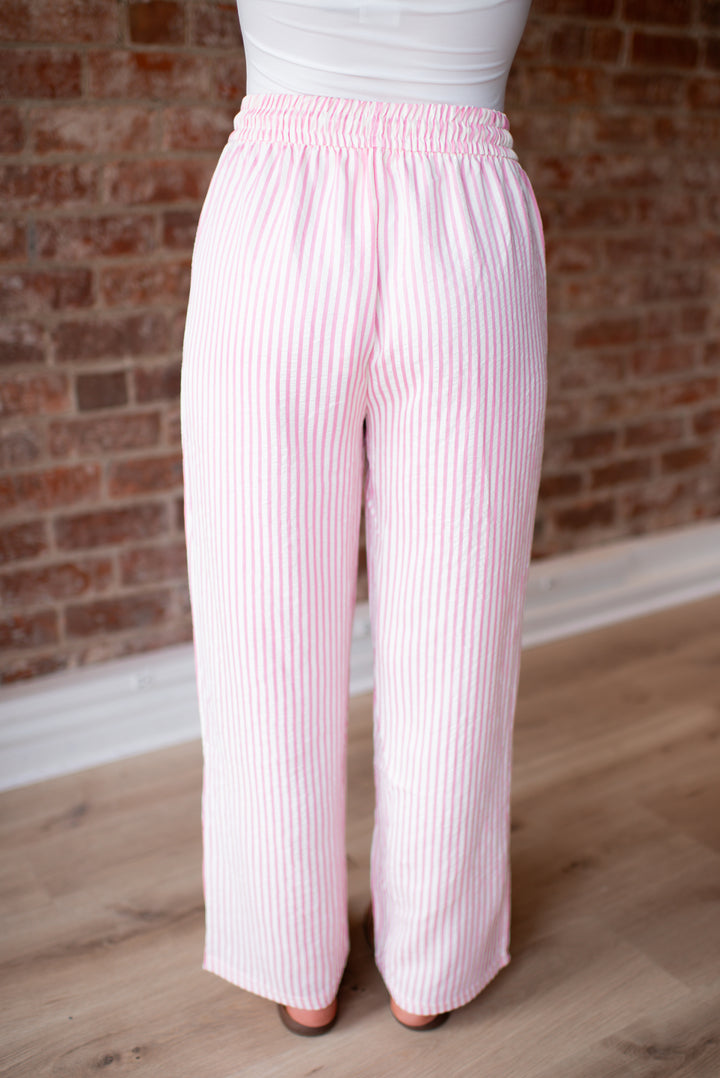 Seersucker Pants (Pink)