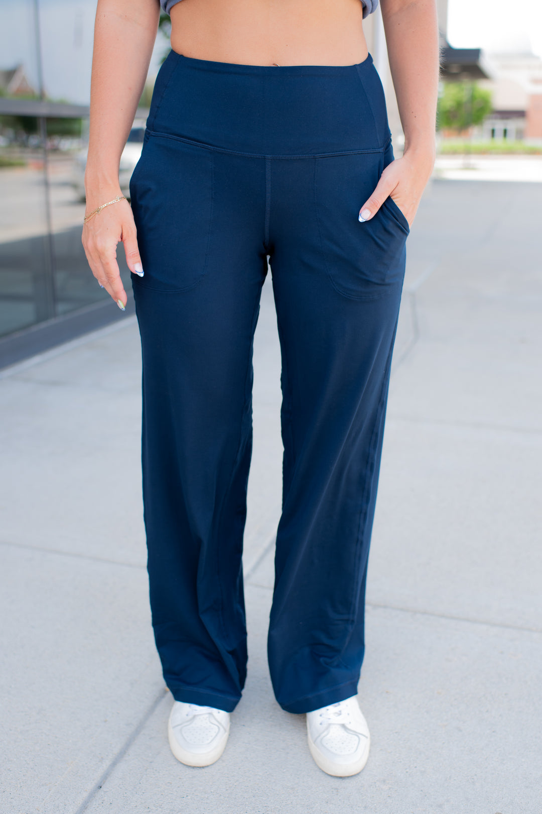 Refined Comfort Active Pants (Navy)