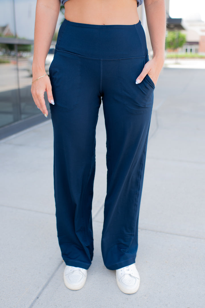 Refined Comfort Active Pants (Navy)