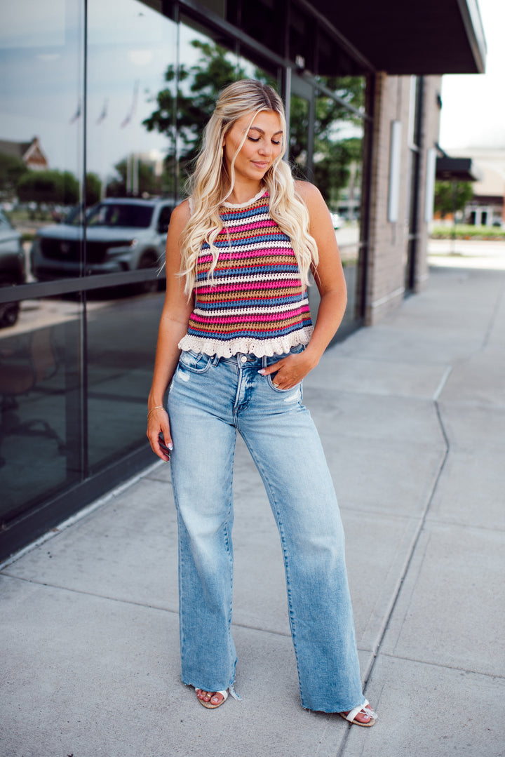 Sun Kissed Stitches Tank