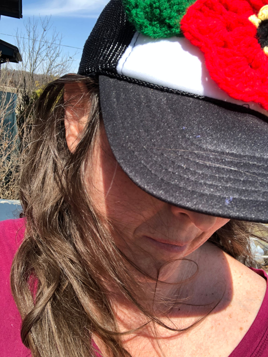 Crochet Trucker Hat