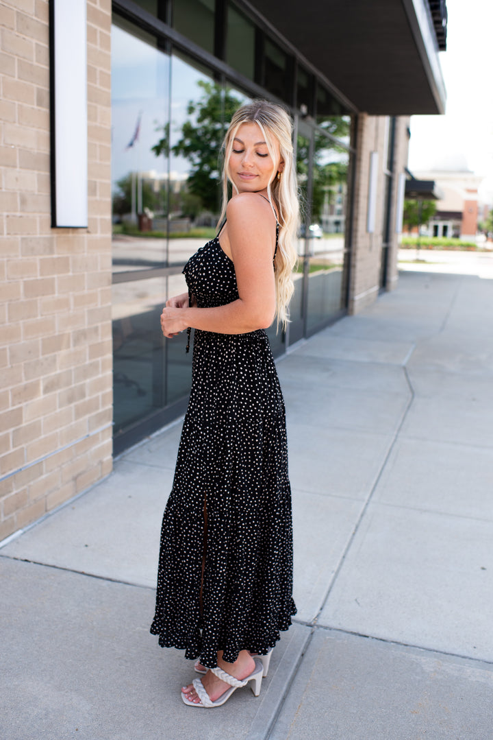On Your Mind Maxi Dress (Black)