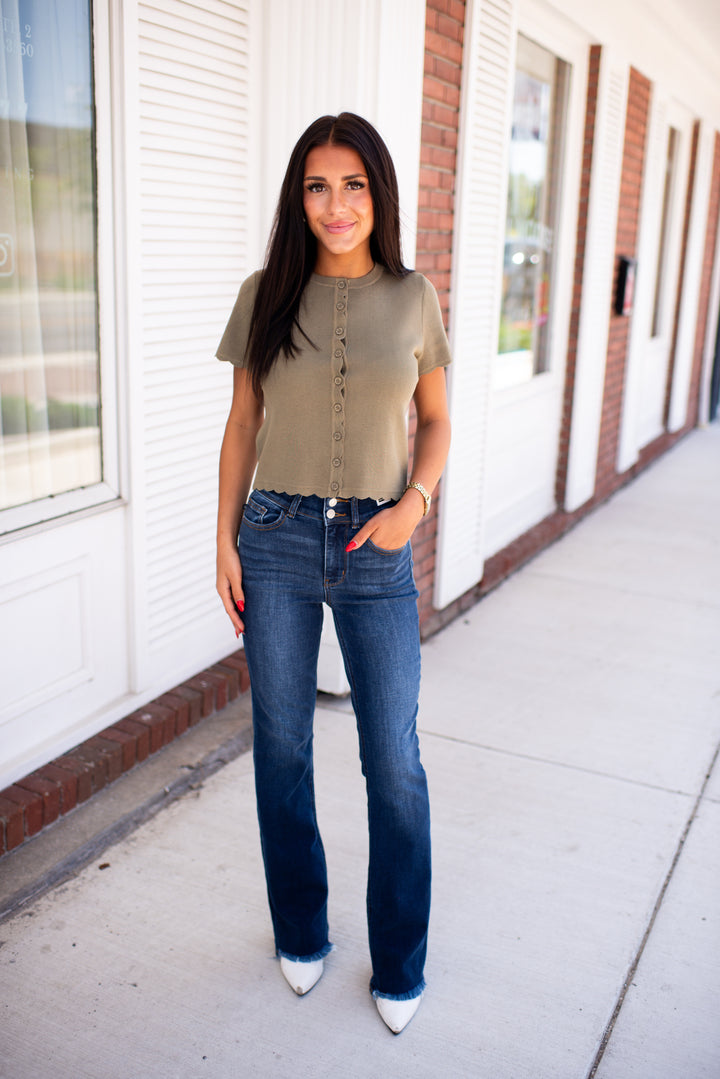September Top (Olive)
