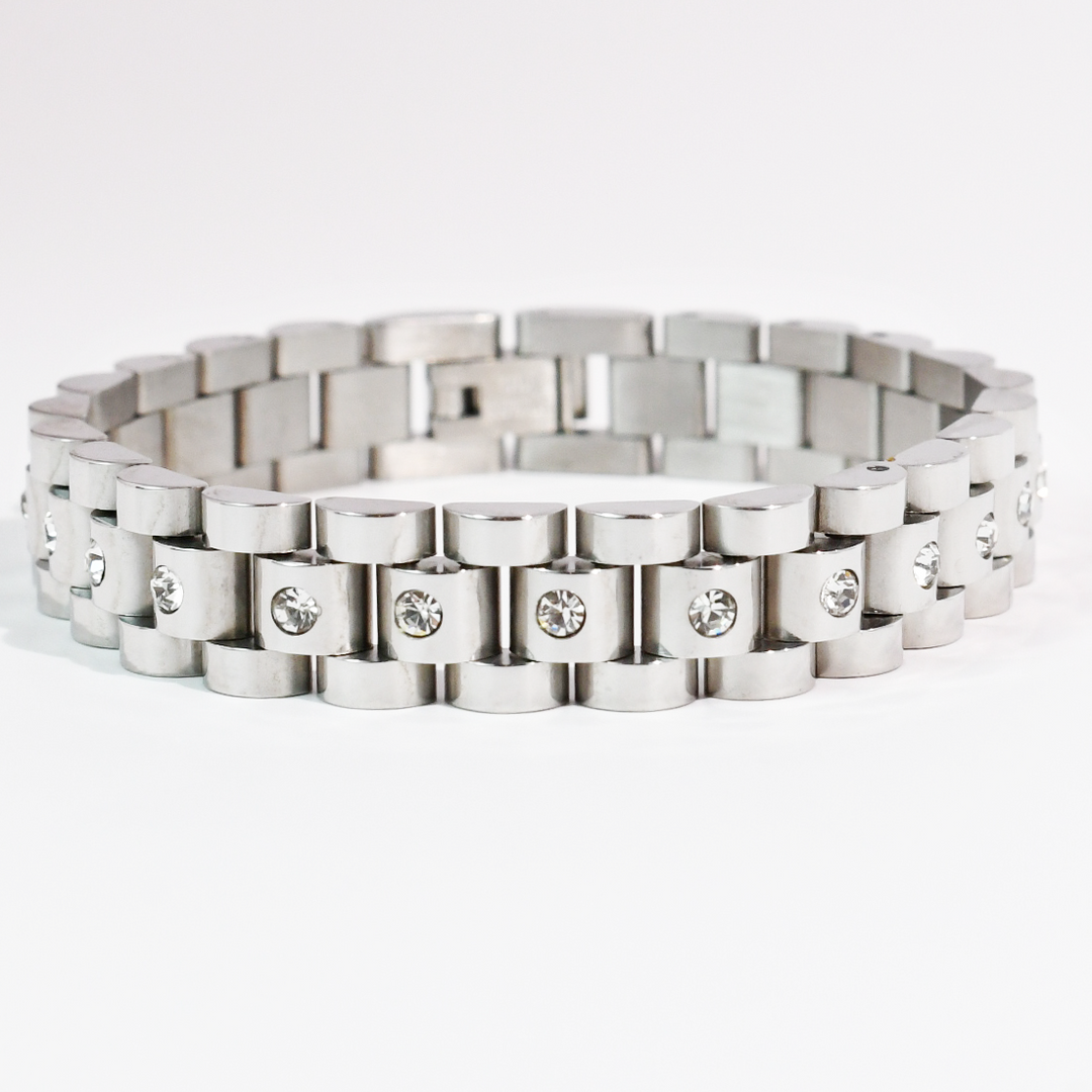 30A PREORDER Luxe Everyday Bracelet Silver Waterproof