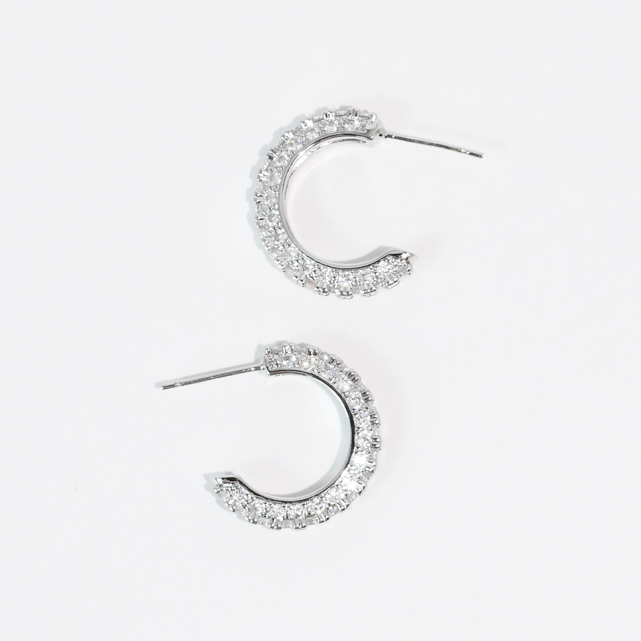 30A PREORDER Shine On Silver Hoop