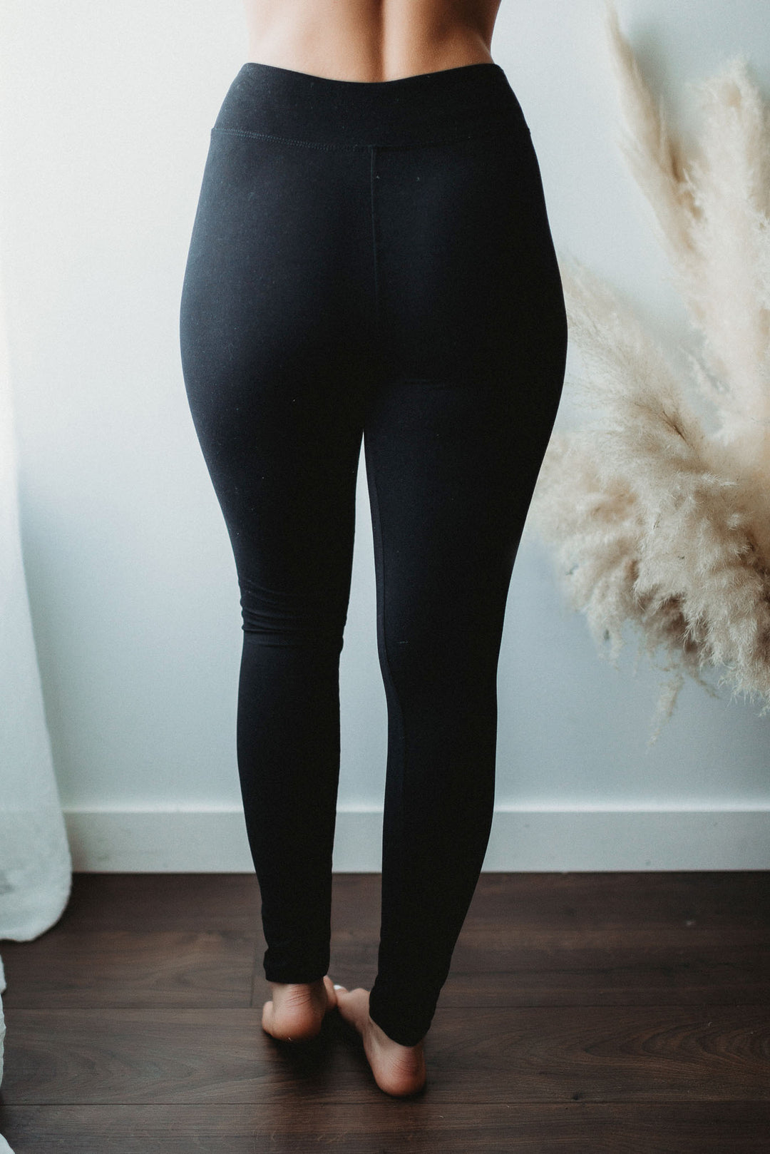 3" Waist Lazy Days Leggings (Black)