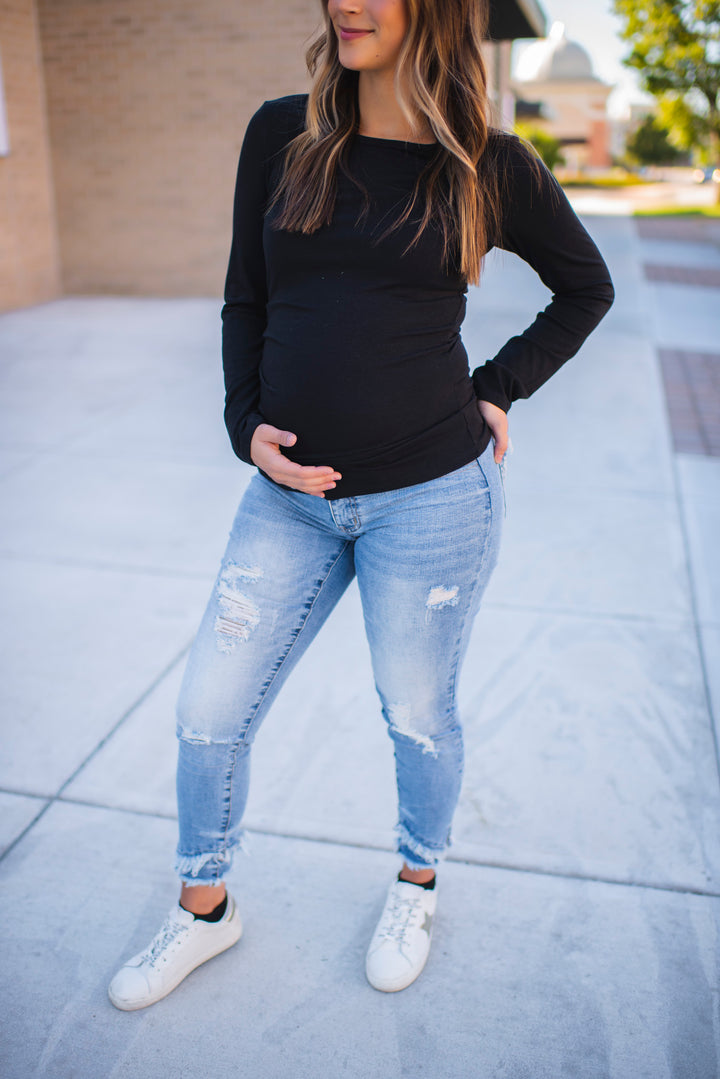 Chance For Love Top (Black)