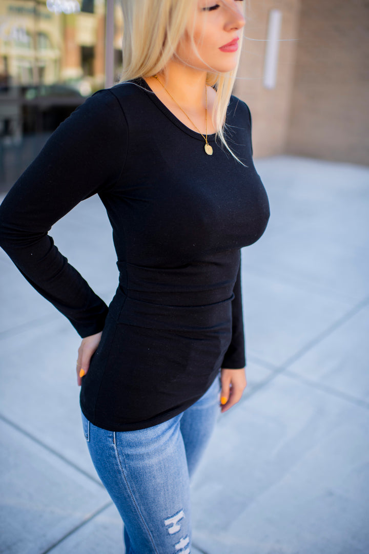 Chance For Love Top (Black)